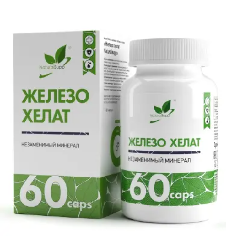 фото упаковки Naturalsupp Железо хелат