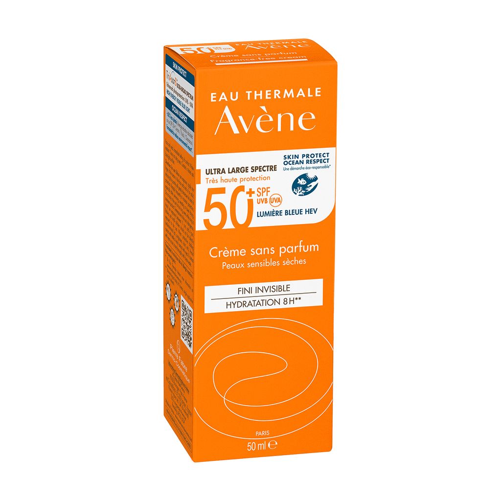 Avene солнцезащитный крем SPF50+, крем, без отдушки, 50 мл, 1 шт.