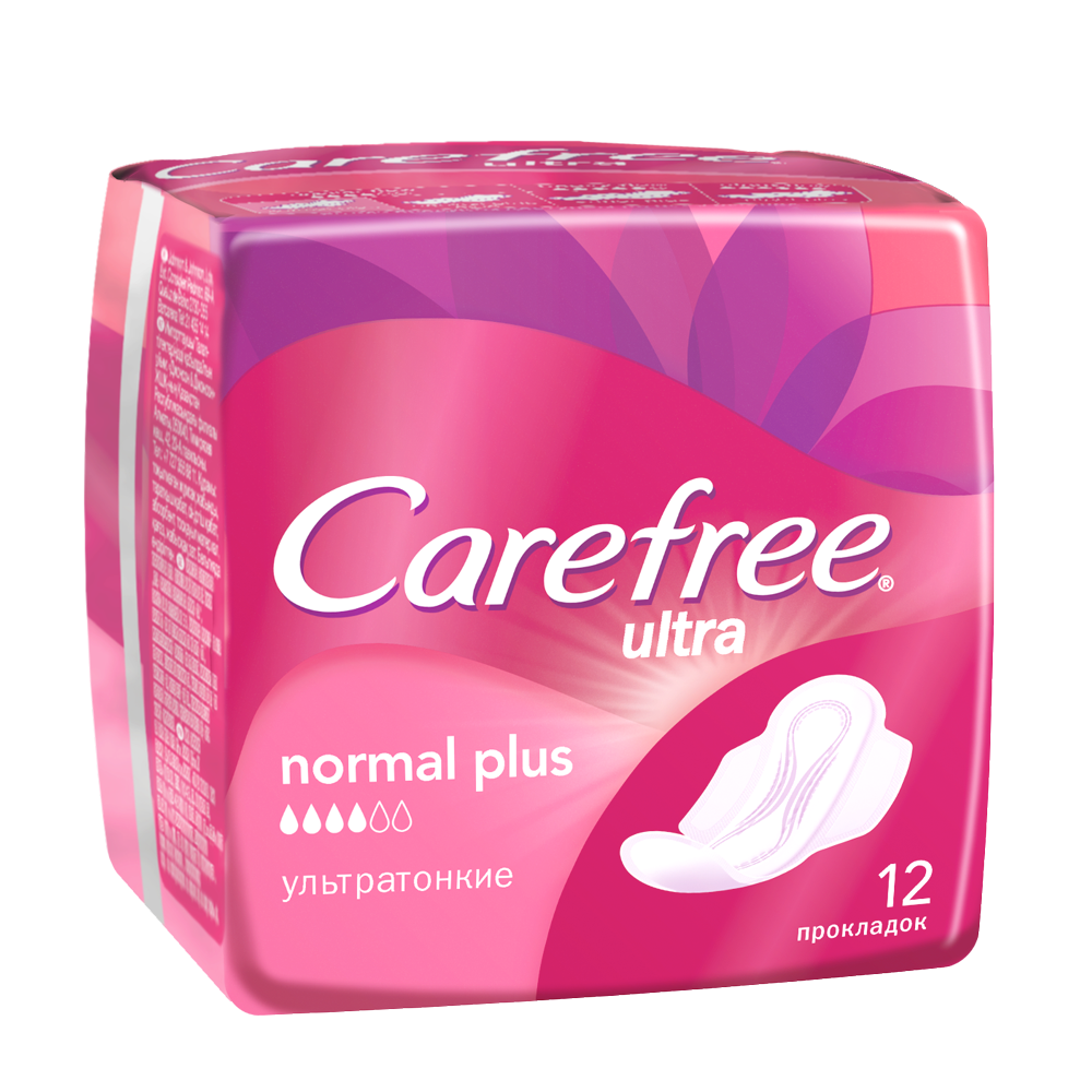 фото упаковки Carefree ultra normal plus прокладки женские гигиенические