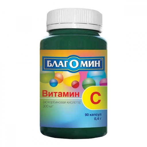 фото упаковки Благомин Витамин C (Аскорбиновая кислота 300 мг)