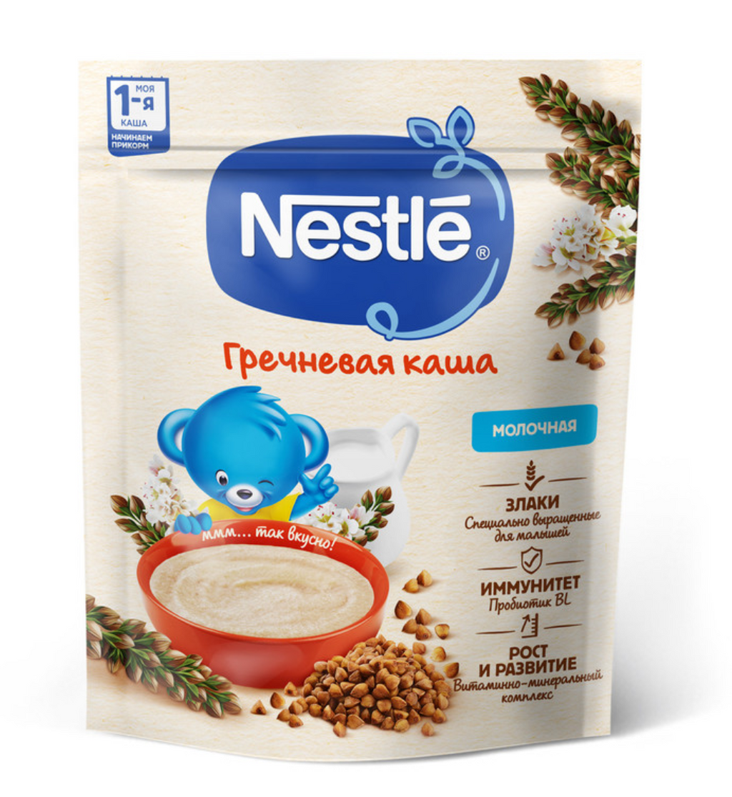 фото упаковки Nestle Каша молочная гречневая