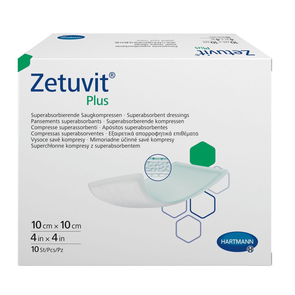 фото упаковки Zetuvit Plus Повязка суперабсорбирующая