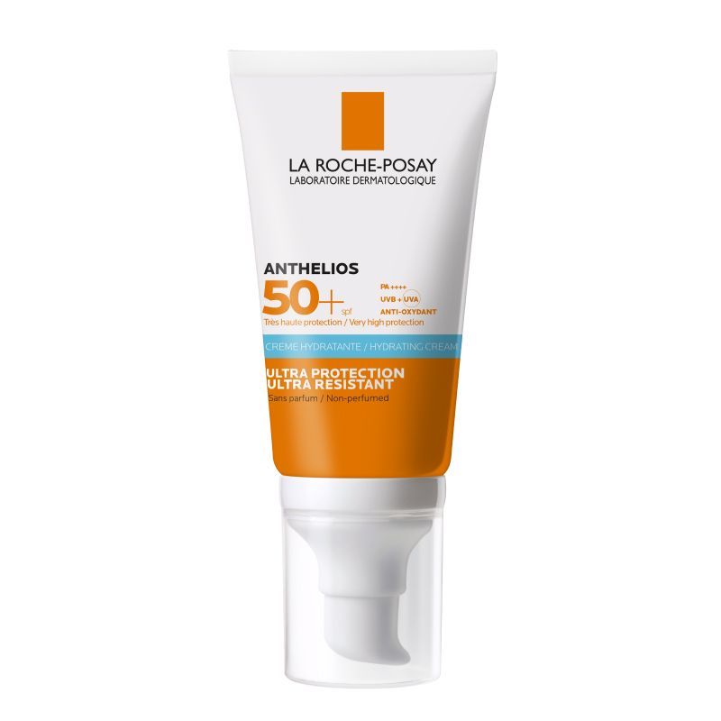 La Roche-Posay Anthelios SPF50+ крем увлажняющий солнцезащитный, крем, для нормальной и сухой кожи, 50 мл, 1 шт.