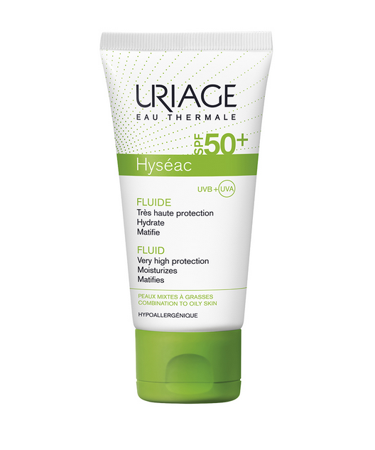 фото упаковки Uriage Hyseac Солнцезащитная эмульсия SPF50+