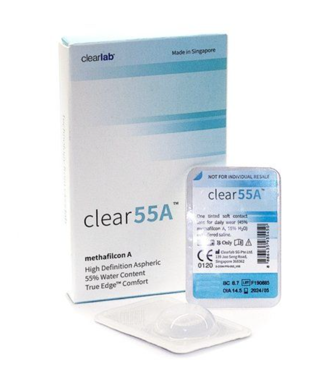ClearLab Clear 55A Линзы контактные, -4.00, 8.7, 6 шт.