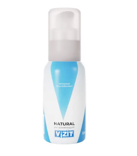 Vizit Natural Гель-лубрикант, гель, увлажняющий, 50 мл, 1 шт.