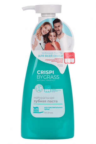 Grass Crispi Зубная паста для чувствительных зубов, паста зубная, 250 мл, 1 шт.