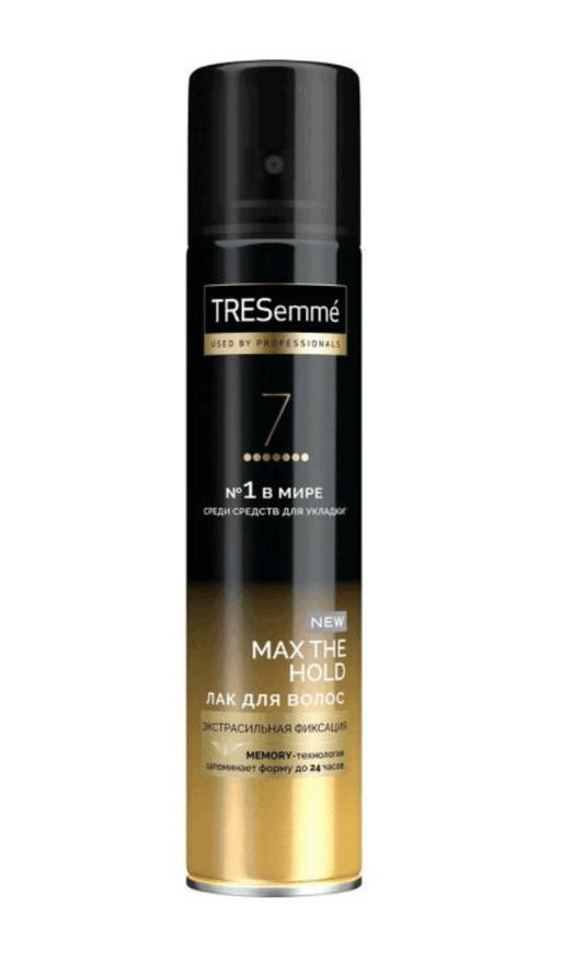 Tresemme Max The Hold Лак для укладки волос, лак для волос, экстрасильной фиксации, 250 мл, 1 шт.