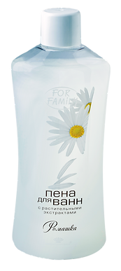 For Family Пена для ванн Для всей семьи, пена для ванн, ромашка, 1 л, 1 шт.