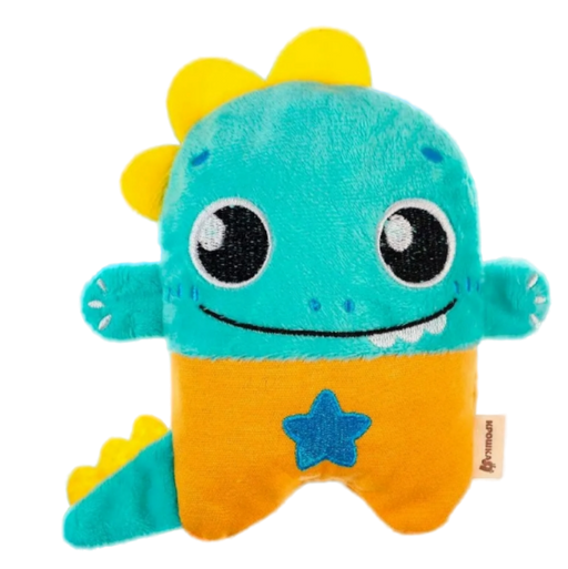 Крошка Я Игрушка-грелка с вишневыми косточками развивающая Динозавр, игрушка, 1 шт.