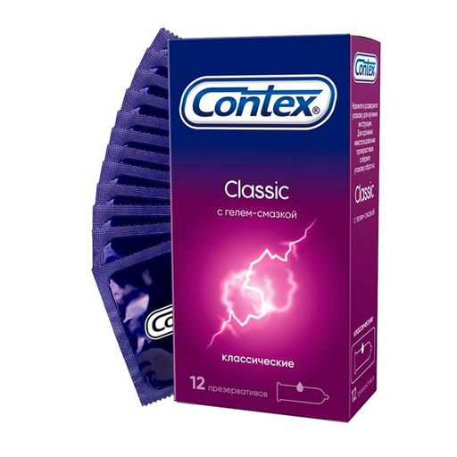 Презервативы Contex Classic, презервативы, 12 шт.