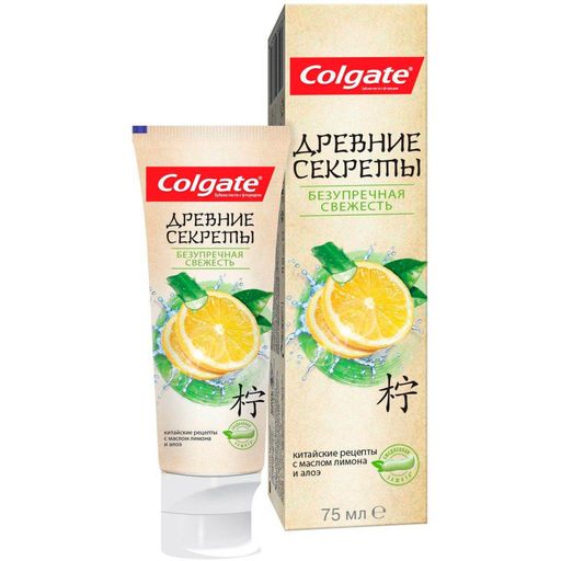 Colgate Паста зубная Древние Секреты Безупречная свежесть, паста, 75 мл, 1 шт.