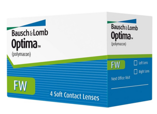 Bausch&Lomb Optima FW Контактные линзы плановой замены, BC=8.7 d=14.0, D(-2.75), стерильно, 4 шт.